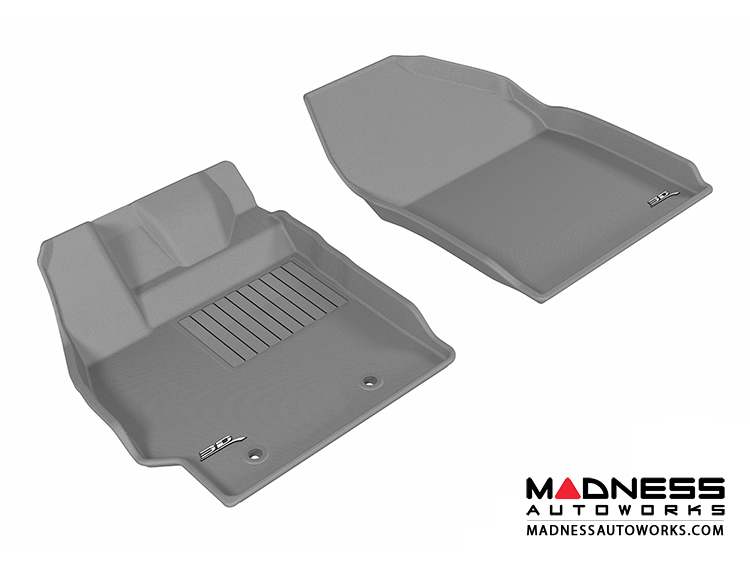 Scion XB Floor Mats (Set of 2) - Front - Gray by 3D MAXpider